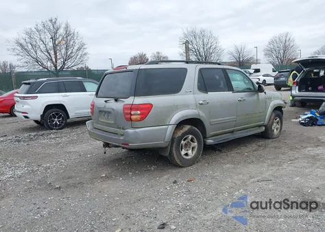 2001 Toyota Sequoia Sr5 V8 from USA, damaged, VIN 5TDBT44A01S002081